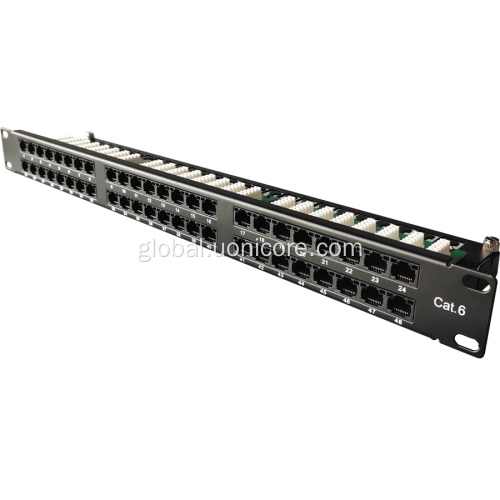 48 Port Home Wall Patch Panel home passthrough punch 1U 48 Port patch panel Supplier